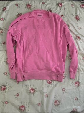 aerie Bubblegum Pink Crewneck Sweatshirt